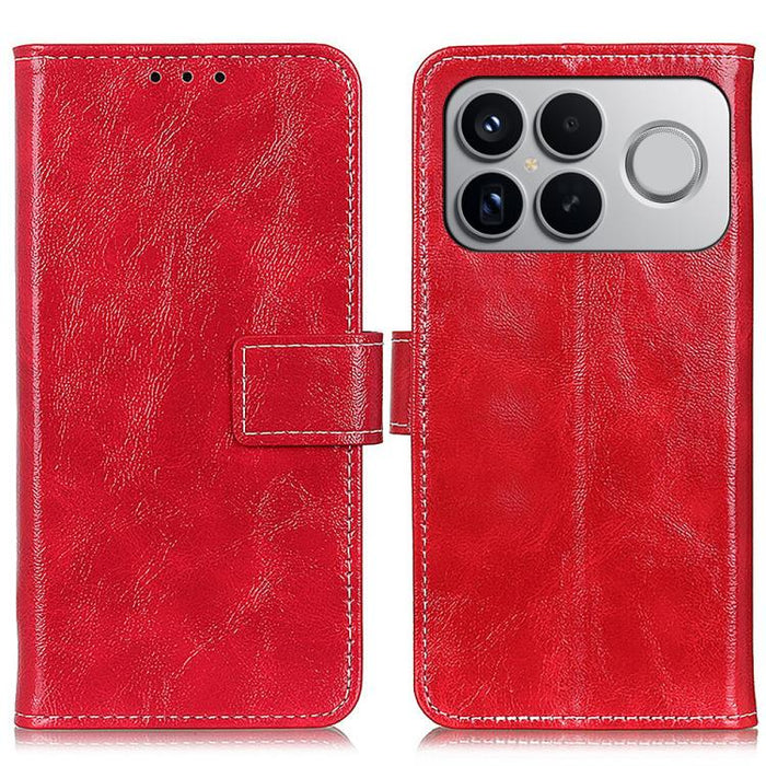 Funda para teléfono de cuero con textura retro Crazy Horse, For Redmi A7 Pro 171mm/Poco C85x 5G, For Redmi Turbo 5 Max / Poco X8 Pro Max, For Redmi Turbo 5 5G / Poco X8 Pro 5G, For Redmi Note 15 Pro+ 5G Global 163.3mm, For Redmi Note 15 5G Global 164mm...