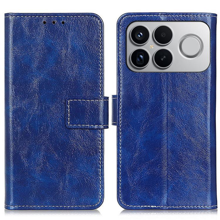 Funda para teléfono de cuero con textura retro Crazy Horse, For Redmi A7 Pro 171mm/Poco C85x 5G, For Redmi Turbo 5 Max / Poco X8 Pro Max, For Redmi Turbo 5 5G / Poco X8 Pro 5G, For Redmi Note 15 Pro+ 5G Global 163.3mm, For Redmi Note 15 5G Global 164mm...