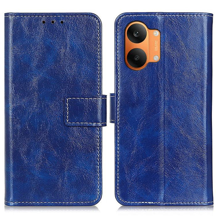Funda para teléfono de cuero con textura retro Crazy Horse, For Redmi A7 Pro 171mm/Poco C85x 5G, For Redmi Turbo 5 Max / Poco X8 Pro Max, For Redmi Turbo 5 5G / Poco X8 Pro 5G, For Redmi Note 15 Pro+ 5G Global 163.3mm, For Redmi Note 15 5G Global 164mm...