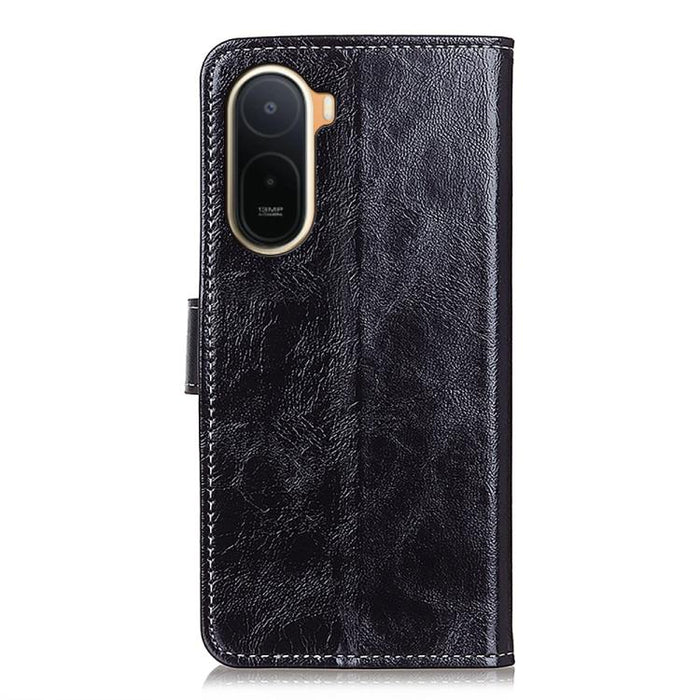 Funda para teléfono de cuero con textura retro Crazy Horse, For Redmi A7 Pro 171mm/Poco C85x 5G, For Redmi Turbo 5 Max / Poco X8 Pro Max, For Redmi Turbo 5 5G / Poco X8 Pro 5G, For Redmi Note 15 Pro+ 5G Global 163.3mm, For Redmi Note 15 5G Global 164mm...