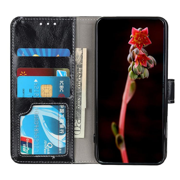 Funda para teléfono de cuero con textura retro Crazy Horse, For Redmi A7 Pro 171mm/Poco C85x 5G, For Redmi Turbo 5 Max / Poco X8 Pro Max, For Redmi Turbo 5 5G / Poco X8 Pro 5G, For Redmi Note 15 Pro+ 5G Global 163.3mm, For Redmi Note 15 5G Global 164mm...