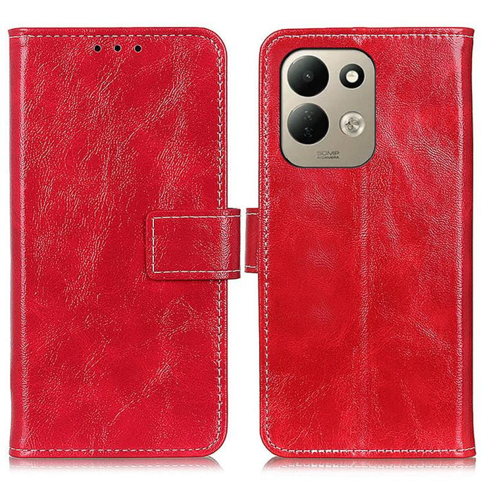Funda para teléfono de cuero con textura retro Crazy Horse, For Redmi A7 Pro 171mm/Poco C85x 5G, For Redmi Turbo 5 Max / Poco X8 Pro Max, For Redmi Turbo 5 5G / Poco X8 Pro 5G, For Redmi Note 15 Pro+ 5G Global 163.3mm, For Redmi Note 15 5G Global 164mm...