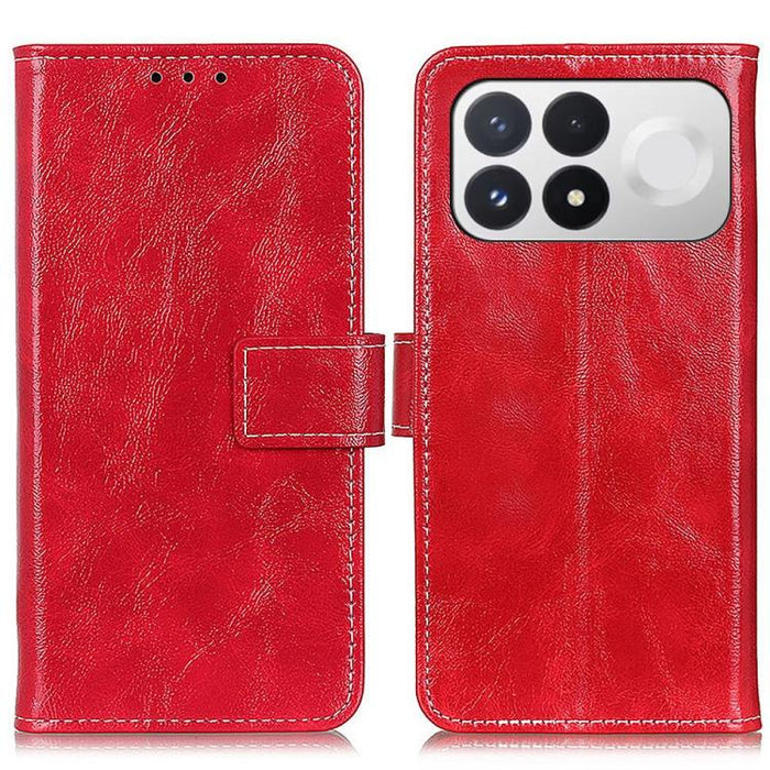 Funda para teléfono de cuero con textura retro Crazy Horse, For Redmi A7 Pro 171mm/Poco C85x 5G, For Redmi Turbo 5 Max / Poco X8 Pro Max, For Redmi Turbo 5 5G / Poco X8 Pro 5G, For Redmi Note 15 Pro+ 5G Global 163.3mm, For Redmi Note 15 5G Global 164mm...