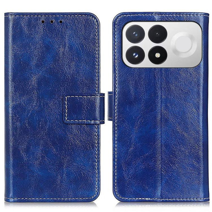 Funda para teléfono de cuero con textura retro Crazy Horse, For Redmi A7 Pro 171mm/Poco C85x 5G, For Redmi Turbo 5 Max / Poco X8 Pro Max, For Redmi Turbo 5 5G / Poco X8 Pro 5G, For Redmi Note 15 Pro+ 5G Global 163.3mm, For Redmi Note 15 5G Global 164mm...