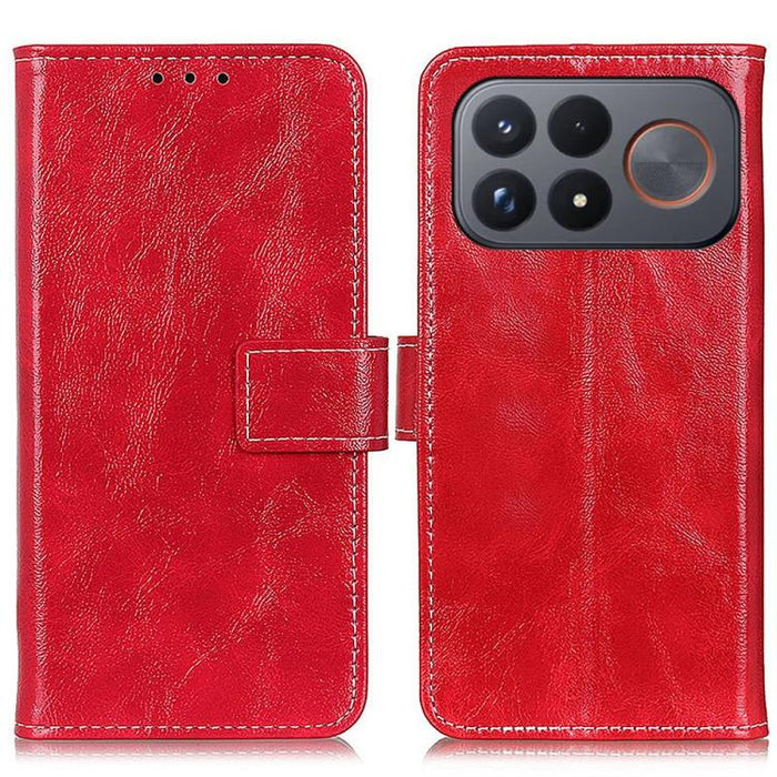 Funda para teléfono de cuero con textura retro Crazy Horse, For Redmi A7 Pro 171mm/Poco C85x 5G, For Redmi Turbo 5 Max / Poco X8 Pro Max, For Redmi Turbo 5 5G / Poco X8 Pro 5G, For Redmi Note 15 Pro+ 5G Global 163.3mm, For Redmi Note 15 5G Global 164mm...