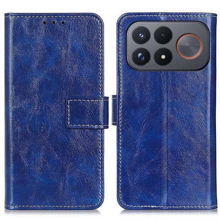 Funda para teléfono de cuero con textura retro Crazy Horse, For Redmi A7 Pro 171mm/Poco C85x 5G, For Redmi Turbo 5 Max / Poco X8 Pro Max, For Redmi Turbo 5 5G / Poco X8 Pro 5G, For Redmi Note 15 Pro+ 5G Global 163.3mm, For Redmi Note 15 5G Global 164mm...