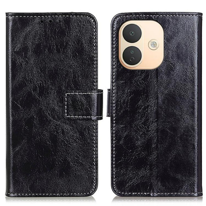 Funda para teléfono de cuero con textura retro Crazy Horse, For Redmi A7 Pro 171mm/Poco C85x 5G, For Redmi Turbo 5 Max / Poco X8 Pro Max, For Redmi Turbo 5 5G / Poco X8 Pro 5G, For Redmi Note 15 Pro+ 5G Global 163.3mm, For Redmi Note 15 5G Global 164mm...