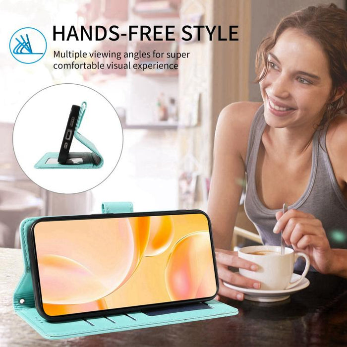 Funda de cuero para teléfono con bloqueo RFID y diseño de perro y corazón en relieve, For Redmi Note 14 4G 164.84mm, For Redmi Note 14 Pro+ 5G / 14 Pro 4G, For Redmi Turbo 4 5G / Poco X7 Pro 5G, For Redmi Note 14 5G / Poco M7 Pro 5G                    ...