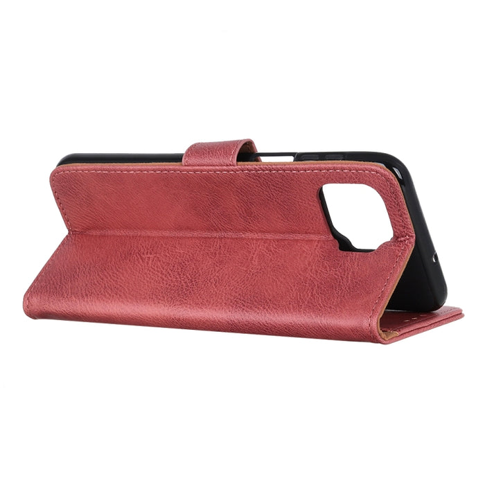 KHAZNEH Estuche de cuero con tapa horizontal con textura de piel de vaca con soporte y ranuras para tarjetas y billetera, For OPPO F17 Pro, For Xiaomi Poco X3 NFC, For Nokia 3.4