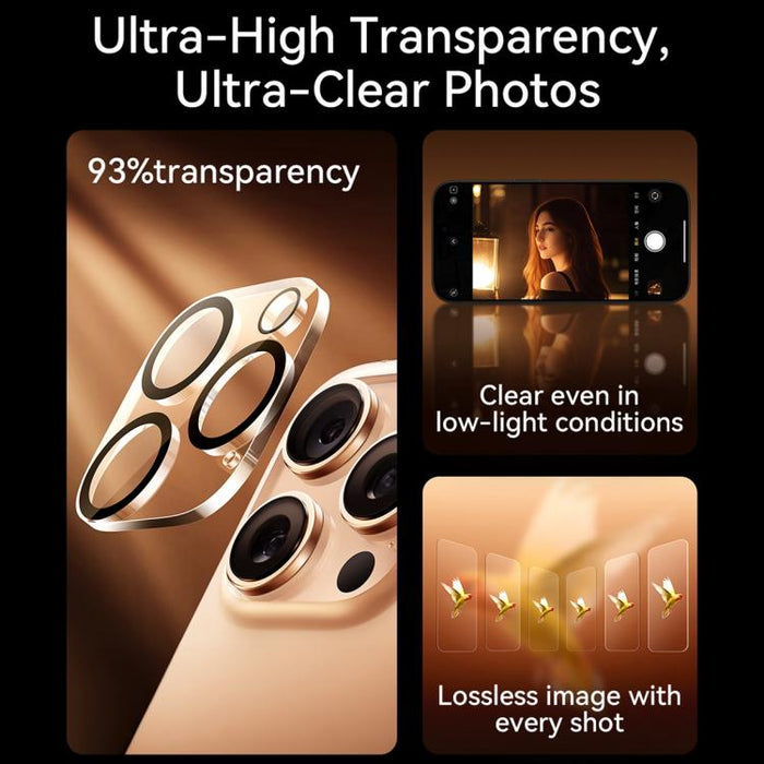 JOYROOM Diamond Mirror Series Lens Protection Film Gem Edition, For iPhone 17 Pro Max, For iPhone 17 Pro, For iPhone 17, For iPhone Air