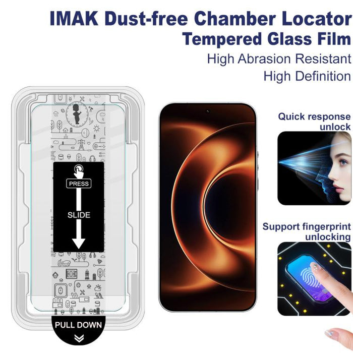 Localizador de cámara libre de polvo imak Serie H Película de vidrio templado, For Xiaomi 17 Ultra/17 Ultra by Leica, For Xiaomi 17 Pro Max, For Xiaomi 17 / 17 Pro, For Xiaomi 15T Pro / 15T 5G, For Xiaomi POCO M7 Pro 5G, For Xiaomi 15, For Xiaomi 14T P...