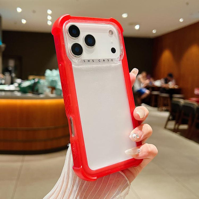 Transparent Matte TPU Hybrid PC 3-in-1 Phone Case, For iPhone 17 Pro Max, For iPhone 17 Pro