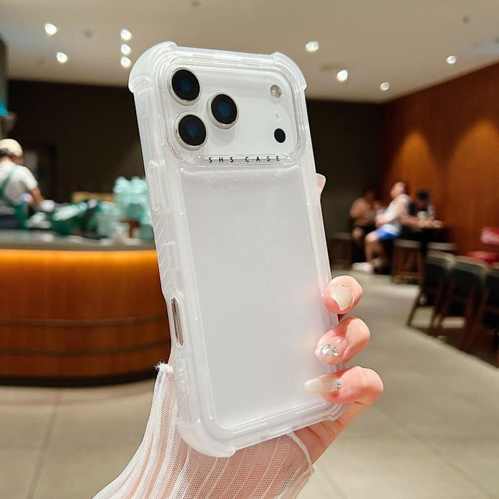 Transparent Matte TPU Hybrid PC 3-in-1 Phone Case, For iPhone 17 Pro Max, For iPhone 17 Pro