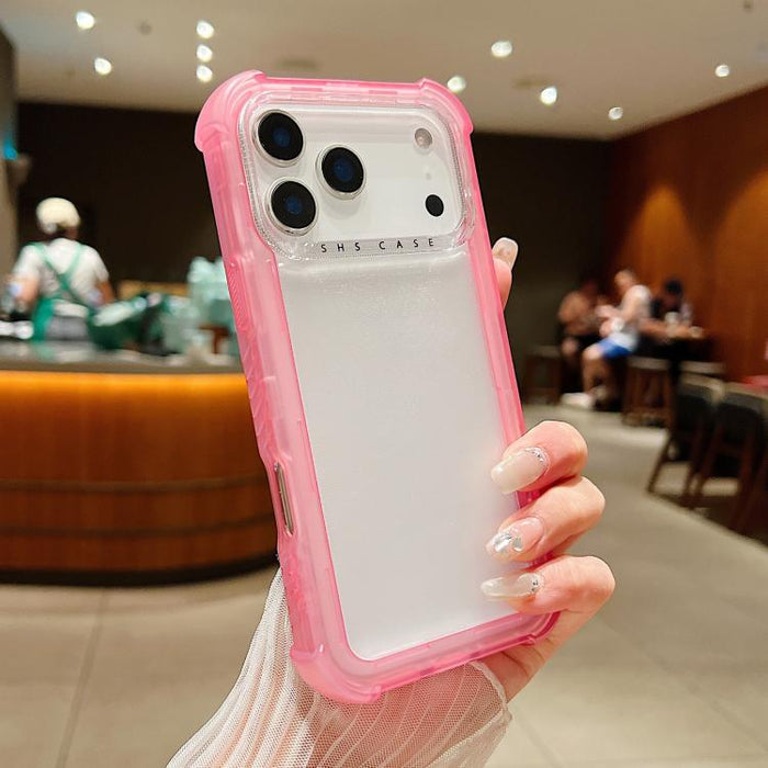 Transparent Matte TPU Hybrid PC 3-in-1 Phone Case, For iPhone 17 Pro Max, For iPhone 17 Pro