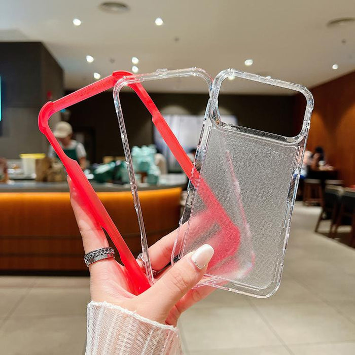 Transparent Matte TPU Hybrid PC 3-in-1 Phone Case, For iPhone 17 Pro Max, For iPhone 17 Pro