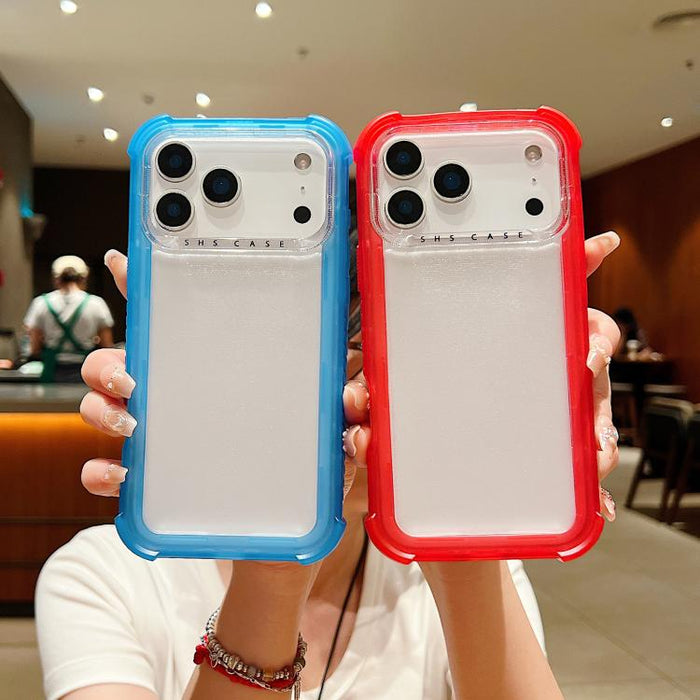 Transparent Matte TPU Hybrid PC 3-in-1 Phone Case, For iPhone 17 Pro Max, For iPhone 17 Pro