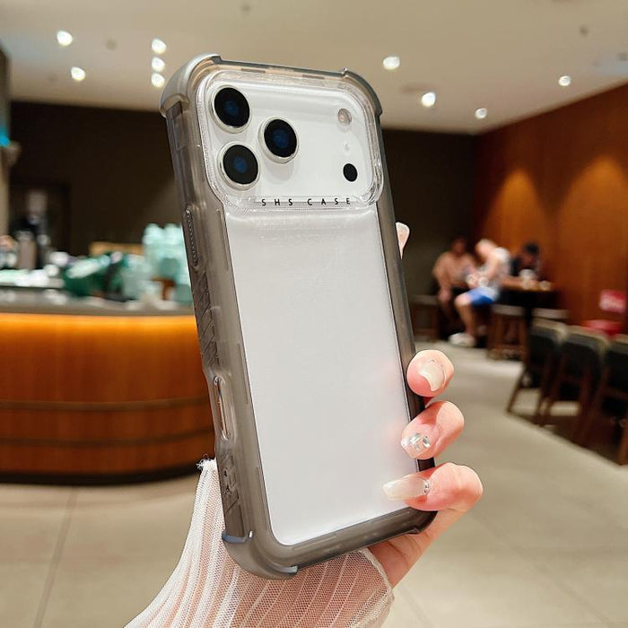 Transparent Matte TPU Hybrid PC 3-in-1 Phone Case, For iPhone 17 Pro Max, For iPhone 17 Pro