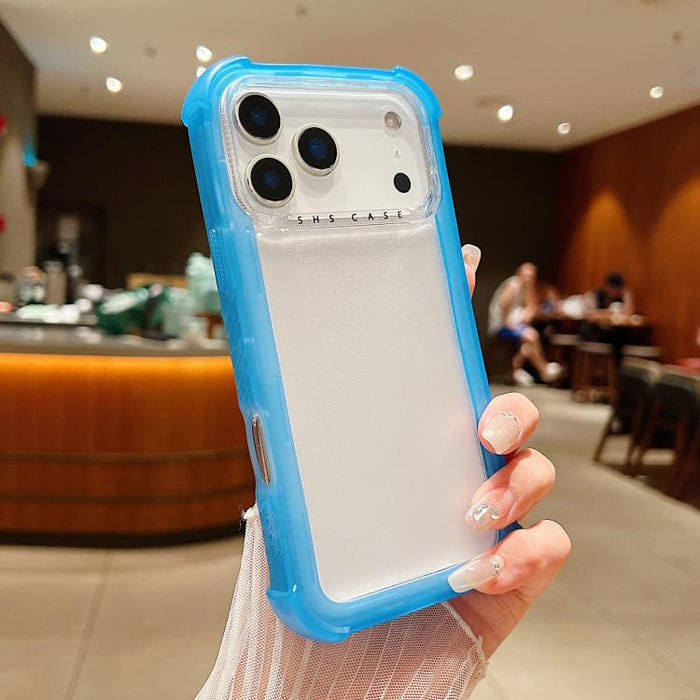 Transparent Matte TPU Hybrid PC 3-in-1 Phone Case, For iPhone 17 Pro Max, For iPhone 17 Pro