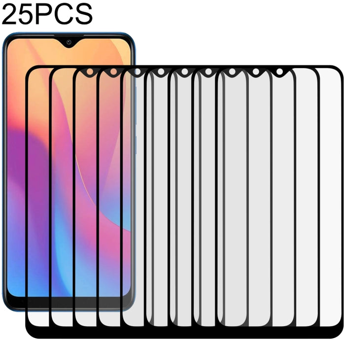 Película de vidrio templado de pantalla completa con pegamento completo de 25 piezas, For Xiaomi Redmi 8 / Redmi 8a / Redmi 8a Pro / Redmi 8a Dual (25 PCS), For Xiaomi Redmi 9 (India) (25 PCS), For Xiaomi Redmi 9i (25 PCS)                              ...