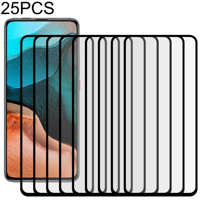 Película de vidrio templado de pantalla completa con pegamento completo de 25 piezas, For Xiaomi Redmi 8 / Redmi 8a / Redmi 8a Pro / Redmi 8a Dual (25 PCS), For Xiaomi Redmi 9 (India) (25 PCS), For Xiaomi Redmi 9i (25 PCS)                              ...