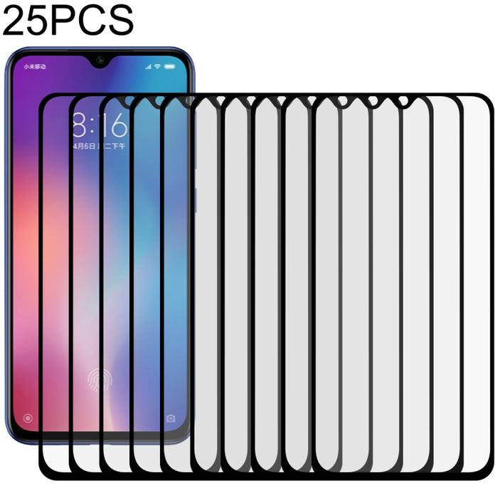 Película de vidrio templado de pantalla completa con pegamento completo de 25 piezas, For Xiaomi Redmi 8 / Redmi 8a / Redmi 8a Pro / Redmi 8a Dual (25 PCS), For Xiaomi Redmi 9 (India) (25 PCS), For Xiaomi Redmi 9i (25 PCS)                              ...