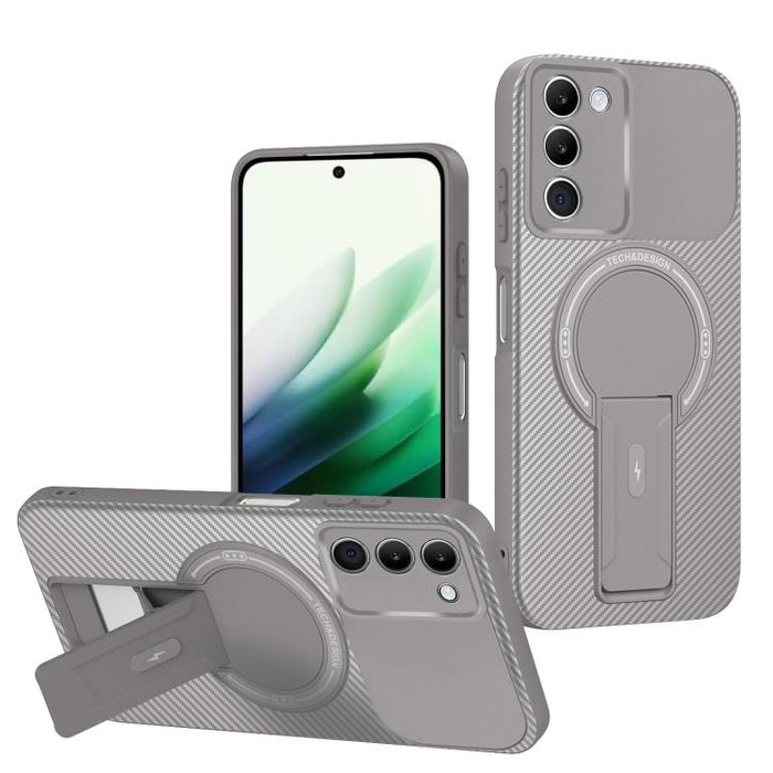 Funda para teléfono MagSafe con textura de fibra de carbono y soporte, For Redmi K90 Pro Max / Poco F8 Ultra, For Redmi 15C 5G / 4G EU 173mm, For Redmi 15 5G Global / 15 4G SEA 169mm, For Redmi 15 5G / 4G EU 171mm, For Redmi 15C 5G / 4G Global 171mm   ...
