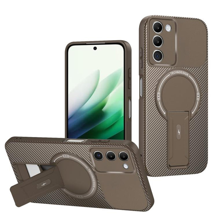 Funda para teléfono MagSafe con textura de fibra de carbono y soporte, For Redmi K90 Pro Max / Poco F8 Ultra, For Redmi 15C 5G / 4G EU 173mm, For Redmi 15 5G Global / 15 4G SEA 169mm, For Redmi 15 5G / 4G EU 171mm, For Redmi 15C 5G / 4G Global 171mm   ...
