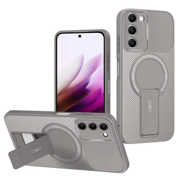 Funda para teléfono MagSafe con textura de fibra de carbono y soporte, For Redmi K90 Pro Max / Poco F8 Ultra, For Redmi 15C 5G / 4G EU 173mm, For Redmi 15 5G Global / 15 4G SEA 169mm, For Redmi 15 5G / 4G EU 171mm, For Redmi 15C 5G / 4G Global 171mm   ...