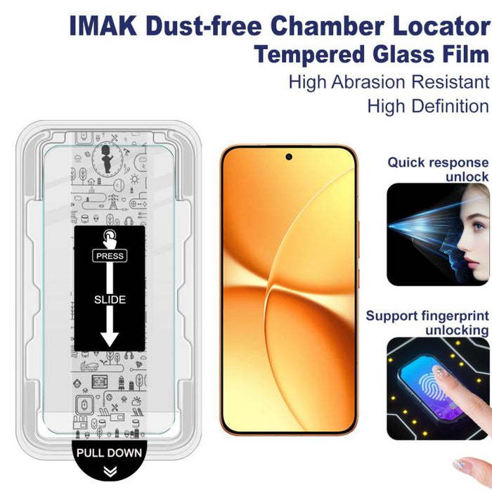 Imak Localizador de Cámaras Libre de Polvo Serie H Película de Vidrio Templado, For Redmi Turbo 5 Max/Poco X8 Pro Max, For Redmi Turbo 5 5G / Poco X8 Pro 5G, For Redmi K90 Pro Max/Poco F8 Ultra, For Redmi K90/Poco F8 Pro                                ...