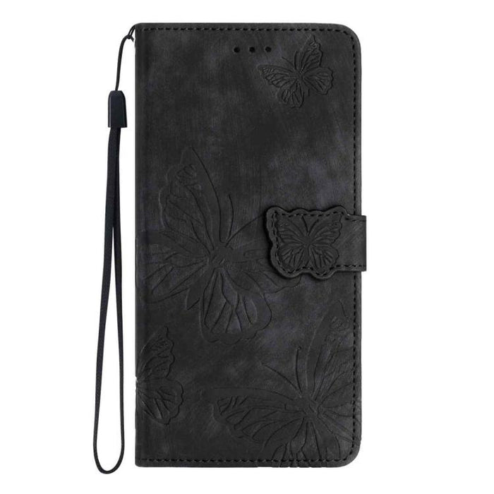 Funda para teléfono de piel con relieve de mariposa de tacto suave, For Redmi K90 Pro Max / Poco F8 Ultra, For Redmi K90 / Poco F8 Pro, For Redmi 15C 5G / 4G EU 173mm, For Redmi 15 5G / 4G EU 171mm, For Redmi 15C 5G / 4G Global 171mm