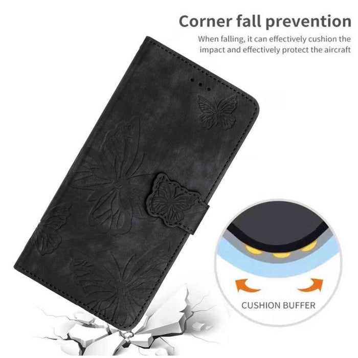 Funda para teléfono de piel con relieve de mariposa de tacto suave, For Redmi K90 Pro Max / Poco F8 Ultra, For Redmi K90 / Poco F8 Pro, For Redmi 15C 5G / 4G EU 173mm, For Redmi 15 5G / 4G EU 171mm, For Redmi 15C 5G / 4G Global 171mm