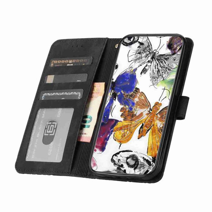 Funda para teléfono de piel con relieve de mariposa de tacto suave, For Redmi K90 Pro Max / Poco F8 Ultra, For Redmi K90 / Poco F8 Pro, For Redmi 15C 5G / 4G EU 173mm, For Redmi 15 5G / 4G EU 171mm, For Redmi 15C 5G / 4G Global 171mm