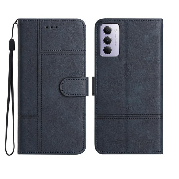 Funda para teléfono de cuero con textura de piel de vaca y costuras., For Redmi K90 Pro Max / Poco F8 Ultra, For Redmi K90 / Poco F8 Pro, For Redmi 15C 5G / 4G EU 173mm, For Redmi 15 5G / 4G EU 171mm, For Redmi 15C 5G / 4G Global 171mm