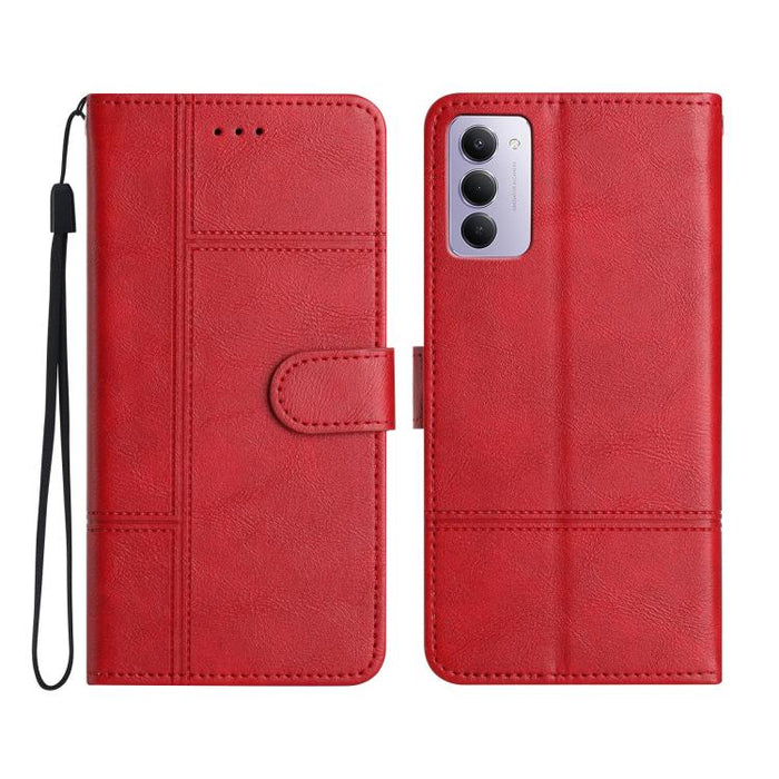 Funda para teléfono de cuero con textura de piel de vaca y costuras., For Redmi K90 Pro Max / Poco F8 Ultra, For Redmi K90 / Poco F8 Pro, For Redmi 15C 5G / 4G EU 173mm, For Redmi 15 5G / 4G EU 171mm, For Redmi 15C 5G / 4G Global 171mm