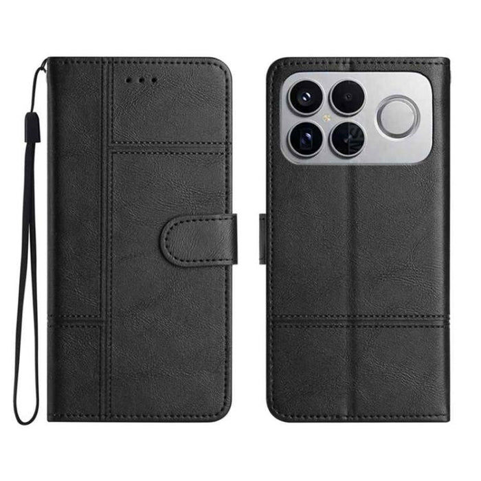 Funda para teléfono de cuero con textura de piel de vaca y costuras., For Redmi K90 Pro Max / Poco F8 Ultra, For Redmi K90 / Poco F8 Pro, For Redmi 15C 5G / 4G EU 173mm, For Redmi 15 5G / 4G EU 171mm, For Redmi 15C 5G / 4G Global 171mm