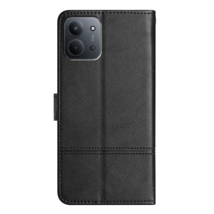 Funda para teléfono de cuero con textura de piel de vaca y costuras., For Redmi K90 Pro Max / Poco F8 Ultra, For Redmi K90 / Poco F8 Pro, For Redmi 15C 5G / 4G EU 173mm, For Redmi 15 5G / 4G EU 171mm, For Redmi 15C 5G / 4G Global 171mm