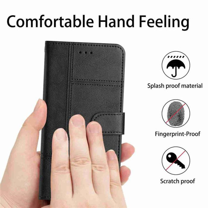 Funda para teléfono de cuero con textura de piel de vaca y costuras., For Redmi K90 Pro Max / Poco F8 Ultra, For Redmi K90 / Poco F8 Pro, For Redmi 15C 5G / 4G EU 173mm, For Redmi 15 5G / 4G EU 171mm, For Redmi 15C 5G / 4G Global 171mm