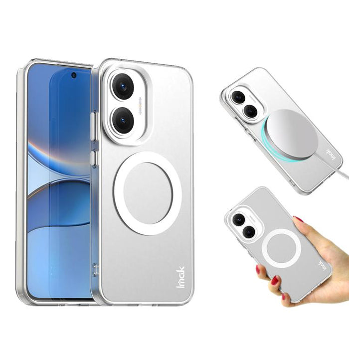 Funda para teléfono IMAK Chocolate Series de TPU + PET MagSafe, For Redmi Note 15 Pro+ 5G Global 163.3, For Redmi Note 15 5G Global 164mm, For Redmi Note 15 Pro 5G Global 163.6, For Redmi 15C 5G/4G EU 173/Poco C85 5G                                    ...