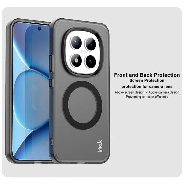 Funda para teléfono IMAK Chocolate Series de TPU + PET MagSafe, For Redmi Note 15 Pro+ 5G Global 163.3, For Redmi Note 15 5G Global 164mm, For Redmi Note 15 Pro 5G Global 163.6, For Redmi 15C 5G/4G EU 173/Poco C85 5G                                    ...
