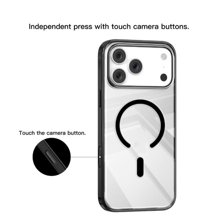 Funda híbrida para teléfono Mutural Soft Mist Series MagSafe PC TPU, For iPhone 17 Pro Max, For iPhone 17 Pro