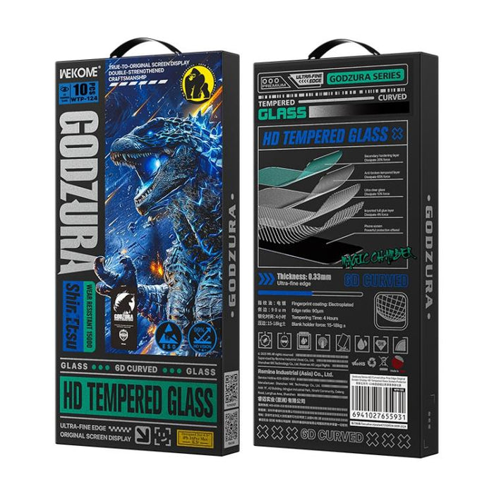 WK WTP-124 10pcs 6D Curved Ultra-Fine Edge HD Full-Screen Tempered Glass Film, For iPhone 17 Pro Max, For iPhone 17 Pro, For iPhone 16 Pro / 17, For iPhone Air, For iPhone 16 Pro Max, For iPhone 16 Plus / 15 Plus, For iPhone 16 / 15, For iPhone 15 Pro ...