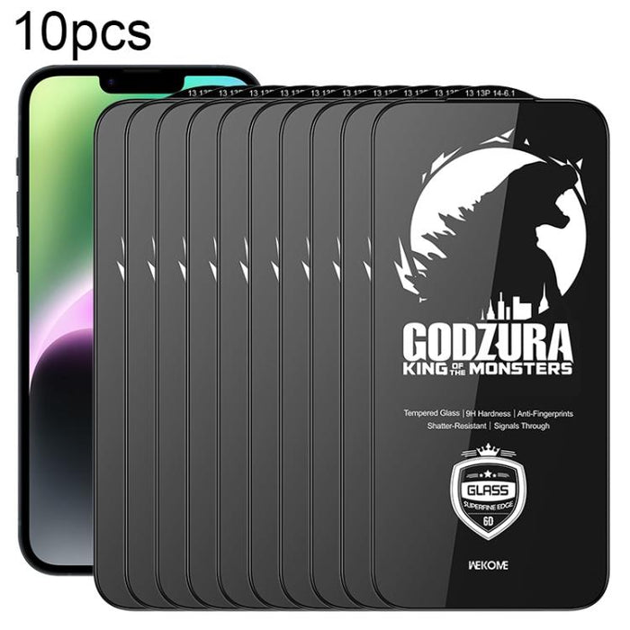 WK WTP-124 10pcs 6D Curved Ultra-Fine Edge HD Full-Screen Tempered Glass Film, For iPhone 17 Pro Max, For iPhone 17 Pro, For iPhone 16 Pro / 17, For iPhone Air, For iPhone 16 Pro Max, For iPhone 16 Plus / 15 Plus, For iPhone 16 / 15, For iPhone 15 Pro ...
