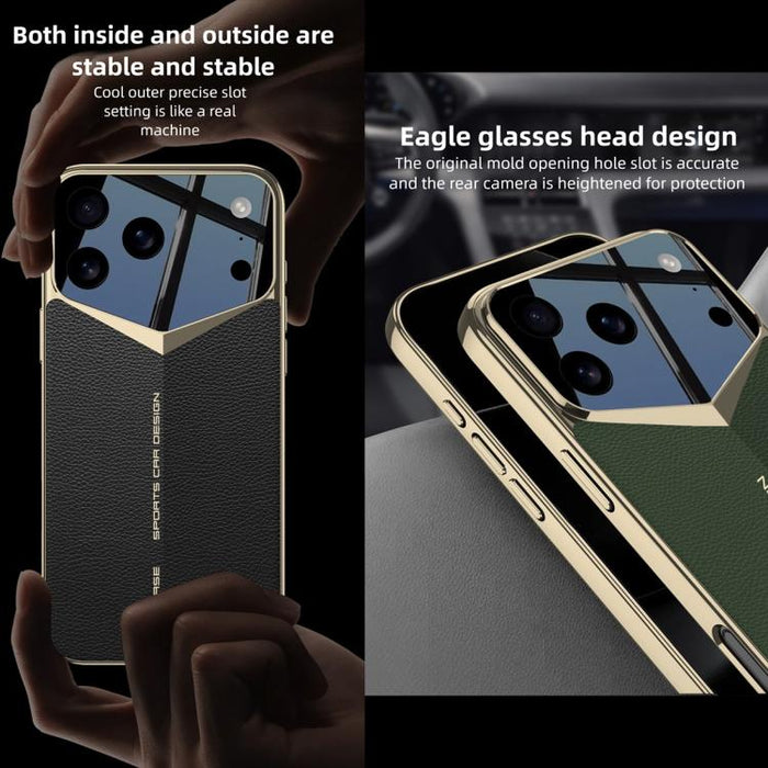 Funda para teléfono de cuero liso GKK Blade Phantom, For iPhone 17 Pro Max, For iPhone 17 Pro