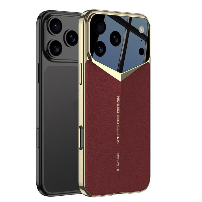 Funda para teléfono de cuero liso GKK Blade Phantom, For iPhone 17 Pro Max, For iPhone 17 Pro