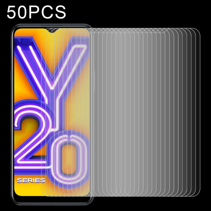50 PCS 0.26mm 9H 2.5D Película de vidrio templado, For Vivo V17 Neo (50 PCS), For Vivo Y7s (50 PCS), For Vivo Y20 (50 PCS), For Vivo Y50 (50 PCS), For Vivo Y70s (50 PCS), For Vivo Y91i (India) (50 PCS), For Vivo Z5 (50 PCS), For Huawei Y8s (50 PCS)    ...