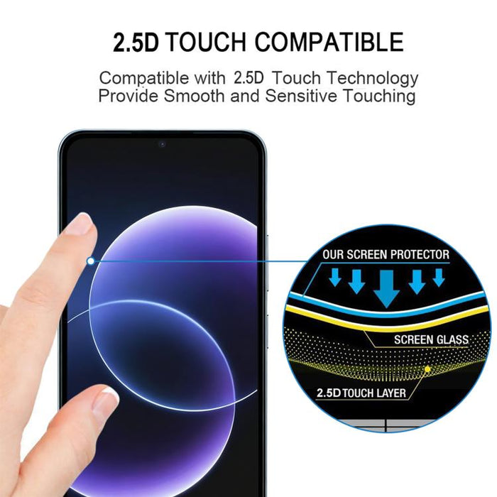 25 láminas de vidrio templado con impresión serigráfica de pantalla completa de aluminio de alta calidad, For Redmi 17C 4G, For Xiaomi Poco C81x 4G, For Xiaomi Poco M8s 5G, For Xiaomi Poco C81 Pro 4G, For Redmi A7 Pro 171mm / Poco C85x 5G              ...