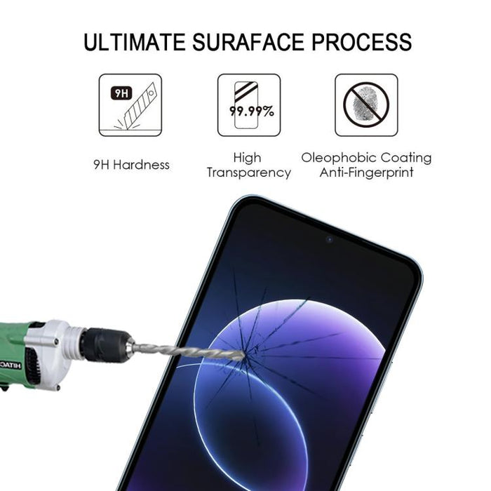 25 láminas de vidrio templado con impresión serigráfica de pantalla completa de aluminio de alta calidad, For Redmi 17C 4G, For Xiaomi Poco C81x 4G, For Xiaomi Poco M8s 5G, For Xiaomi Poco C81 Pro 4G, For Redmi A7 Pro 171mm / Poco C85x 5G              ...