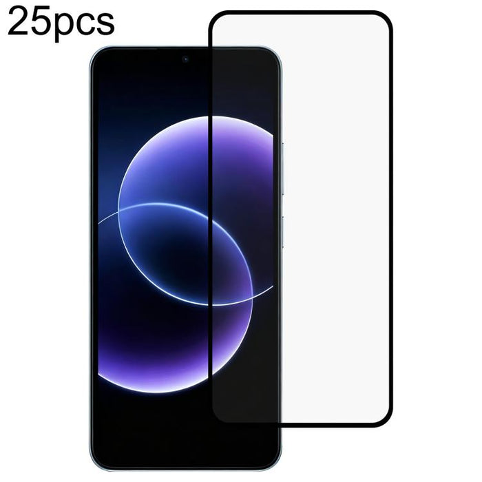 25 láminas de vidrio templado con impresión serigráfica de pantalla completa de aluminio de alta calidad, For Redmi 17C 4G, For Xiaomi Poco C81x 4G, For Xiaomi Poco M8s 5G, For Xiaomi Poco C81 Pro 4G, For Redmi A7 Pro 171mm / Poco C85x 5G              ...
