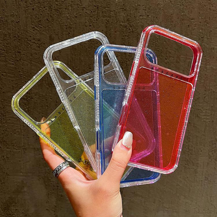 Glitter Powder 3-in-1 TPU + PC Phone Case, For iPhone 17 Pro Max, For iPhone 17 Pro