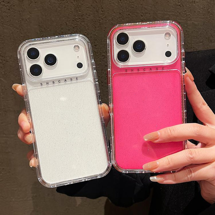 Glitter Powder 3-in-1 TPU + PC Phone Case, For iPhone 17 Pro Max, For iPhone 17 Pro